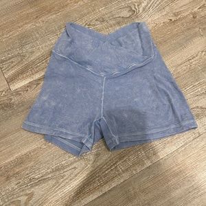 COPY - Aerie Purple Real Me Shortie Hi-Rise 3" Inseam Biker Shorts